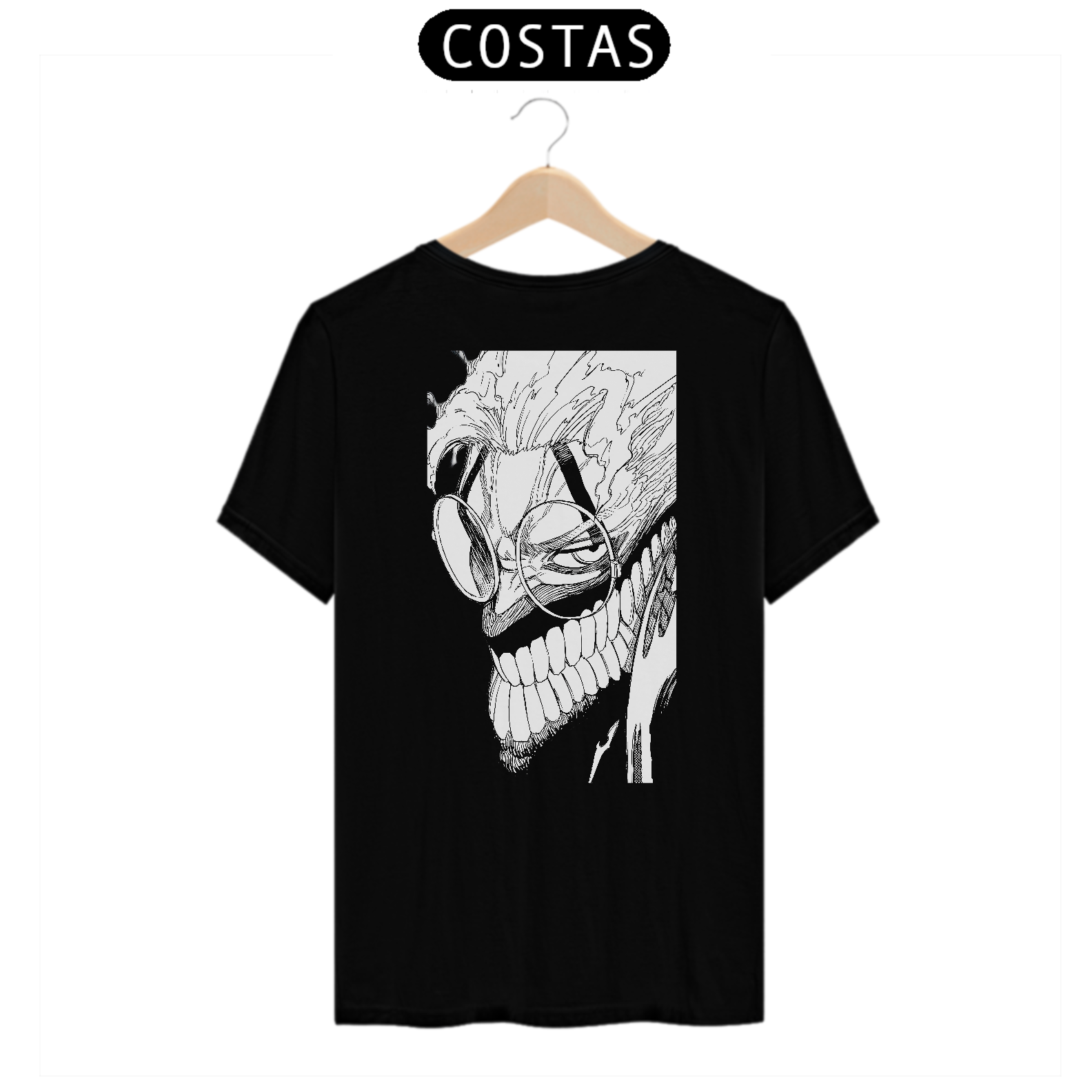 camisa simples okarun mangá ótimo caimento (ESTAMPA COSTAS)