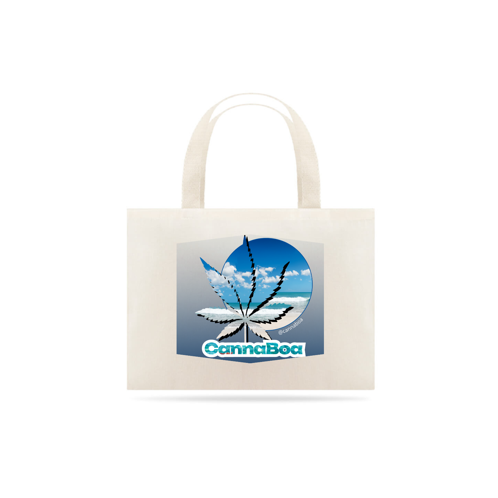 Ecobag ceu e mar azul