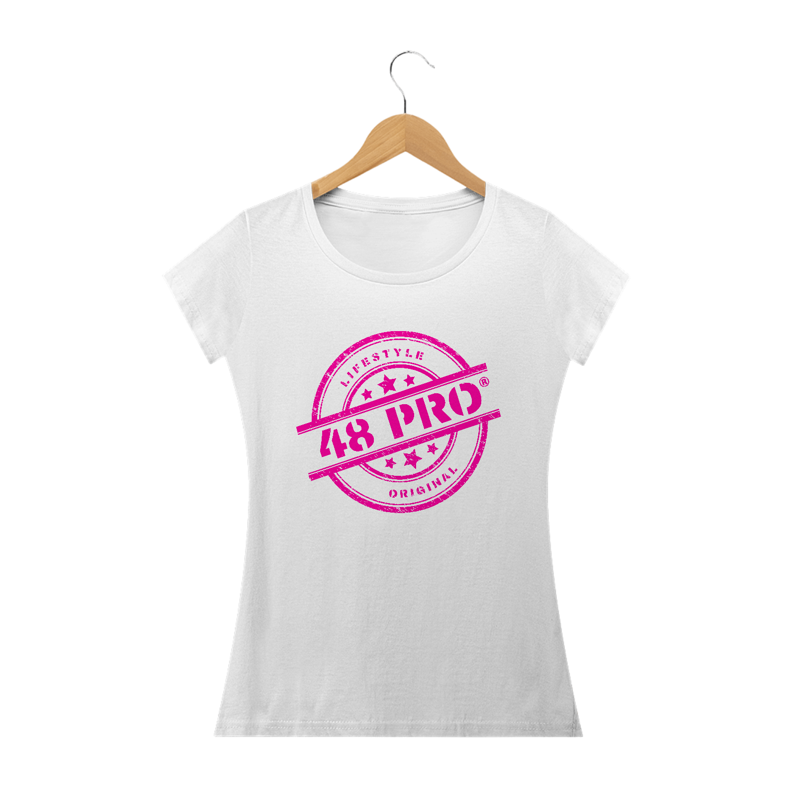 T-SHIRT BABY LONG QUALITY FEMININA - 48 PRO ORIGINAL LIFESTYLE