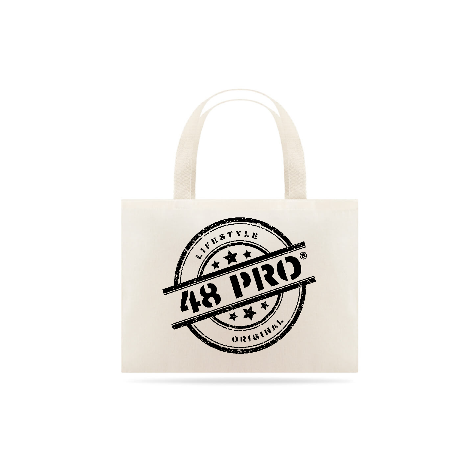 ECO BAG SUSTENTÁVEL - 48 PRO ORIGINAL LIFESTYLE EM PRETO