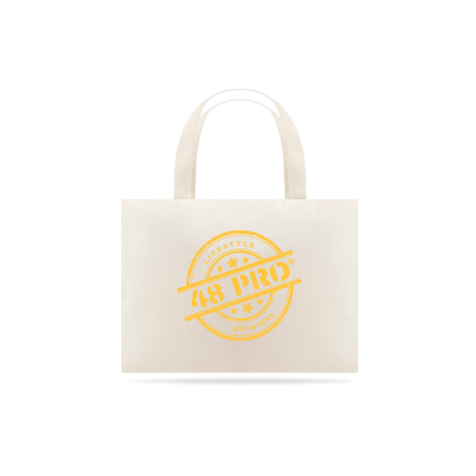 ECO BAG SUSTENTÁVEL - 48 PRO ORIGINAL LIFESTYLE EM AMARELO OURO