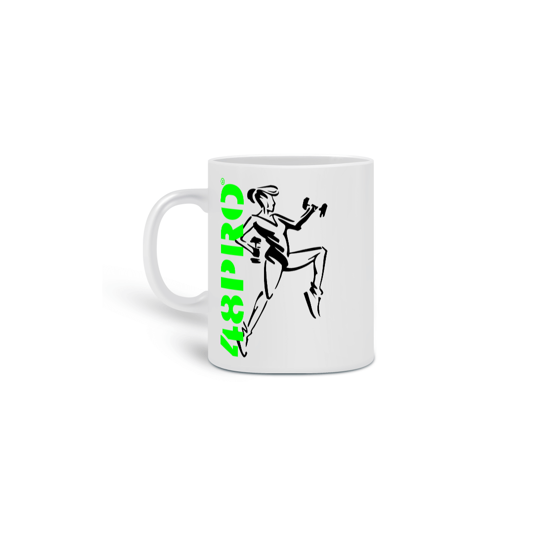 CANECA BRANCA - FITNESS GIRL 48 PRO ORIGINAL LIFESTYLE