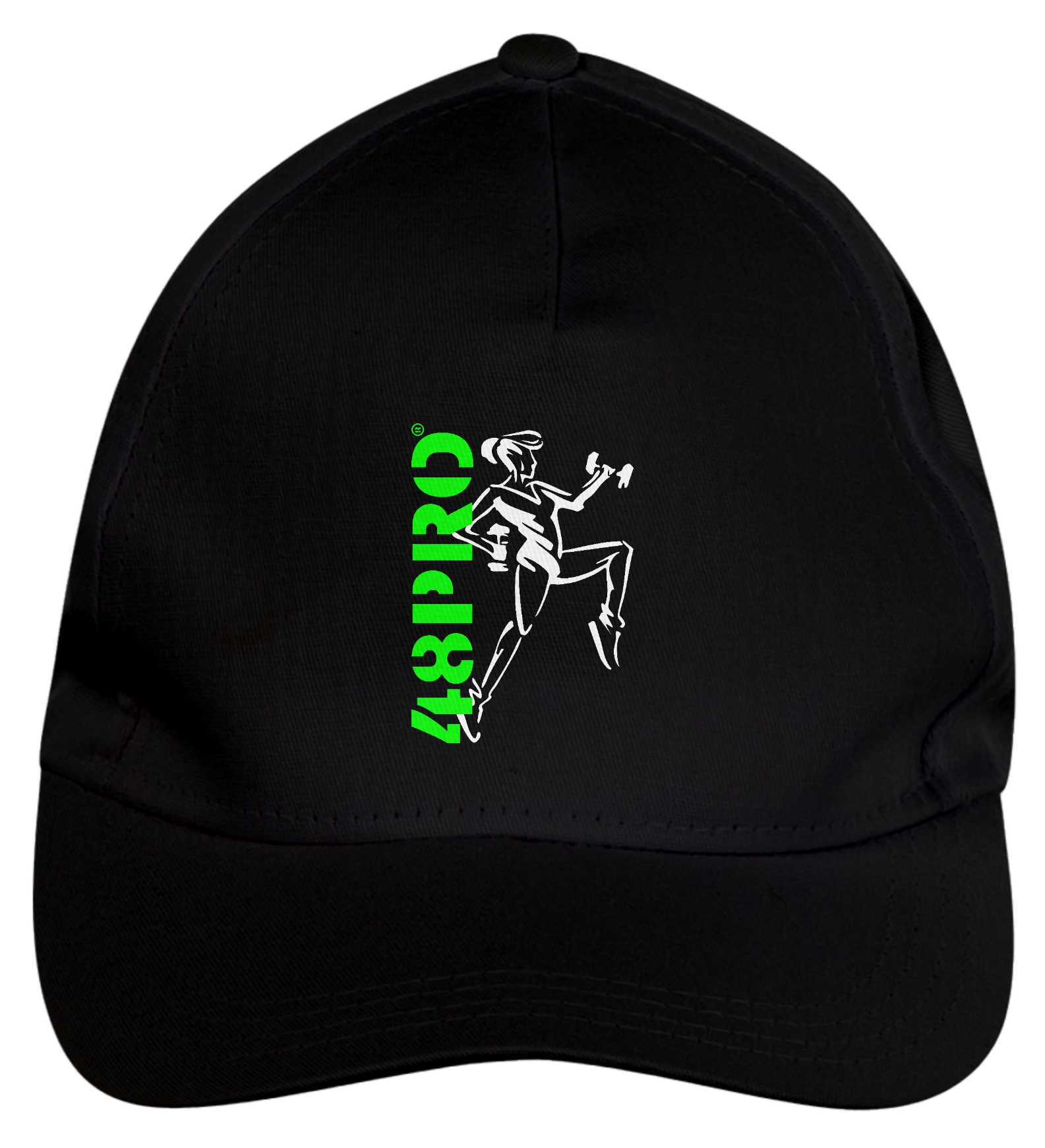 BONÉ DE BRIM PRETO - FITNESS GIRL 48 PRO ORIGINAL LIFESTYLE
