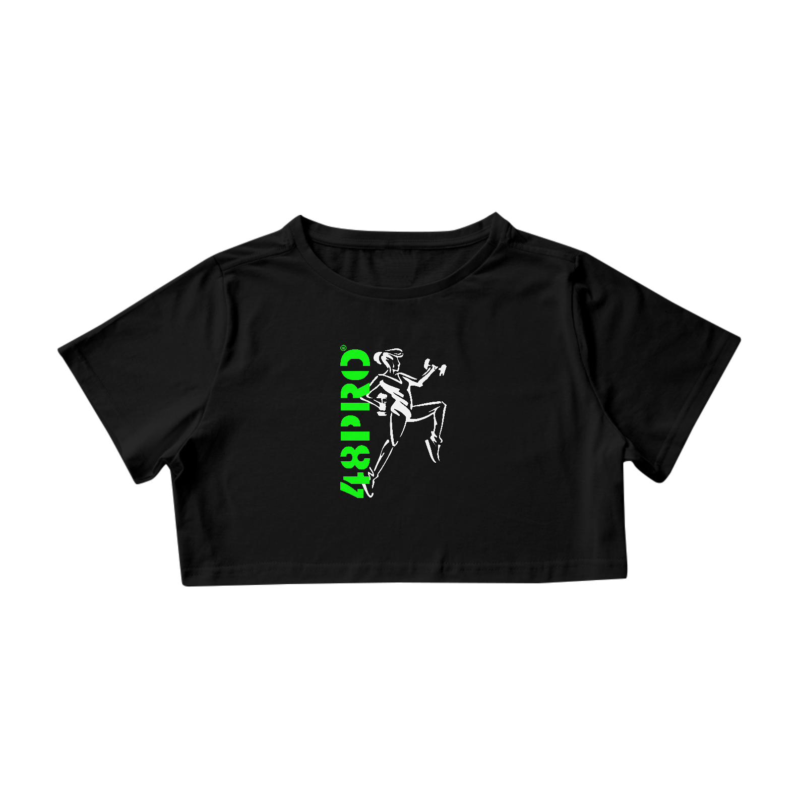 T-SHIRT CROPPED - FITNESS GIRL - 48 PRO ORIGINAL LIFESTYLE