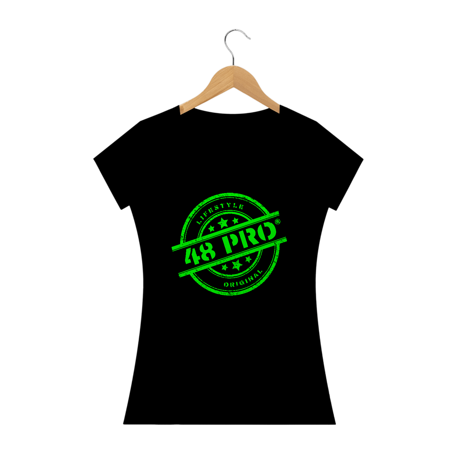 T-SHIRT BABY LONG QUALITY FEMININA - 48 PRO ORIGINAL LIFESTYLE