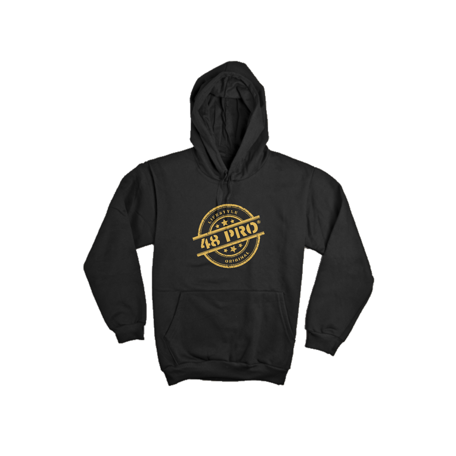 MOLETOM CANGURU FLANELADO COM CAPUZ - 48 PRO ORIGINAL LIFESTYLE