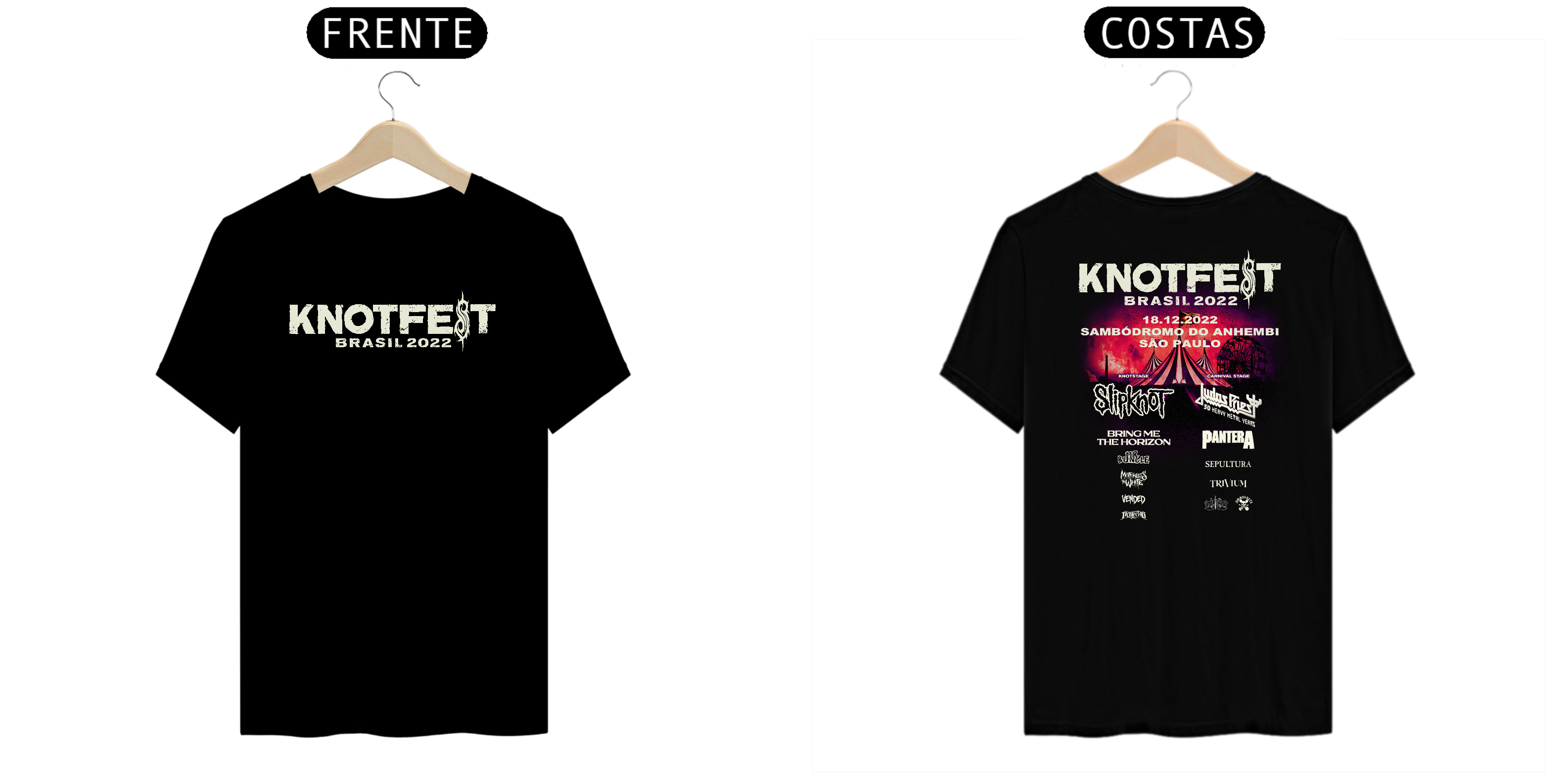 Camisa Knotfest Brasil 2022