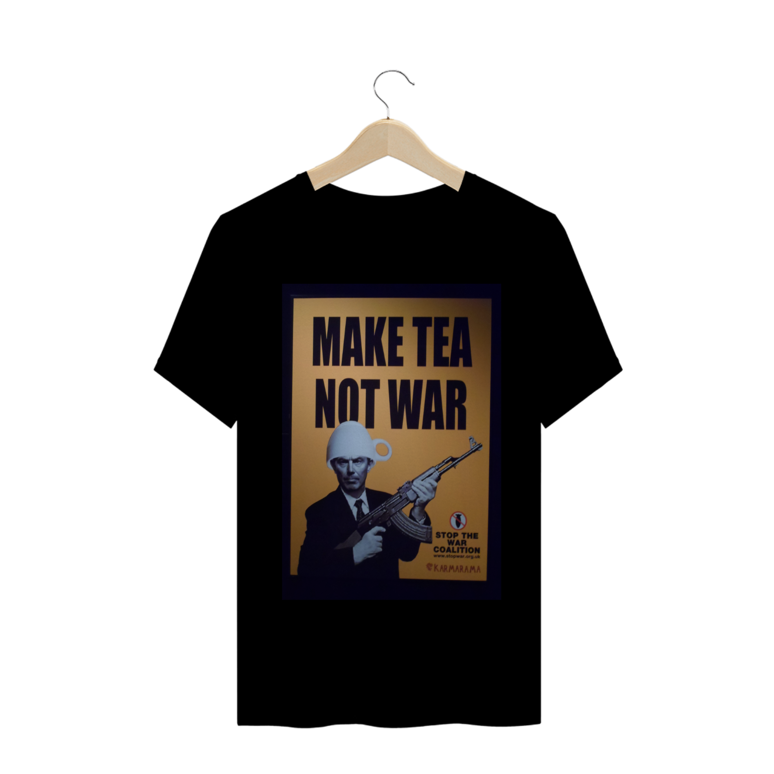 CAMISETA MAKE TEA NOT WAR