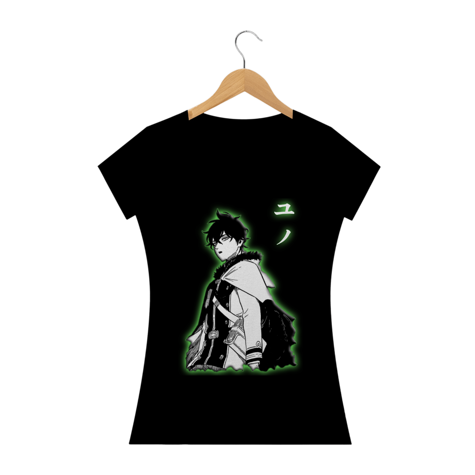 Baby long Black clover - Yuno (fonte clara)