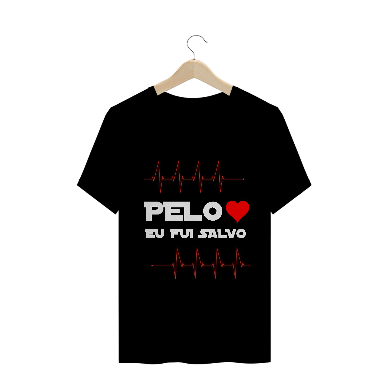 T-shirt gospel - Pelo amor, eu fui salvo