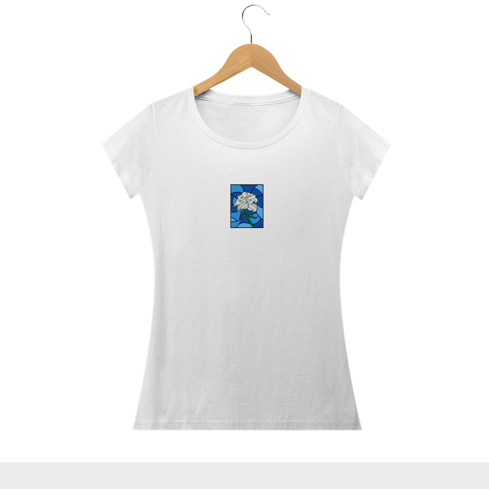 Baby Look Lírio de São José - Branca