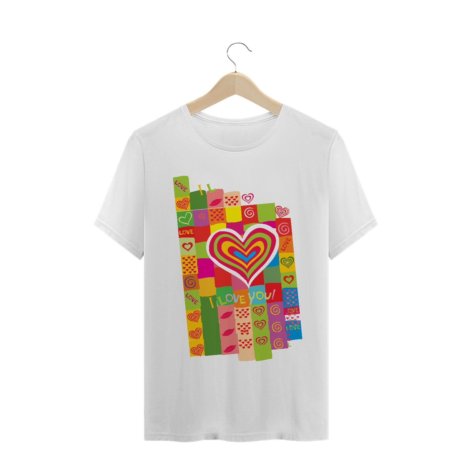 camiseta - Namorados - I love you