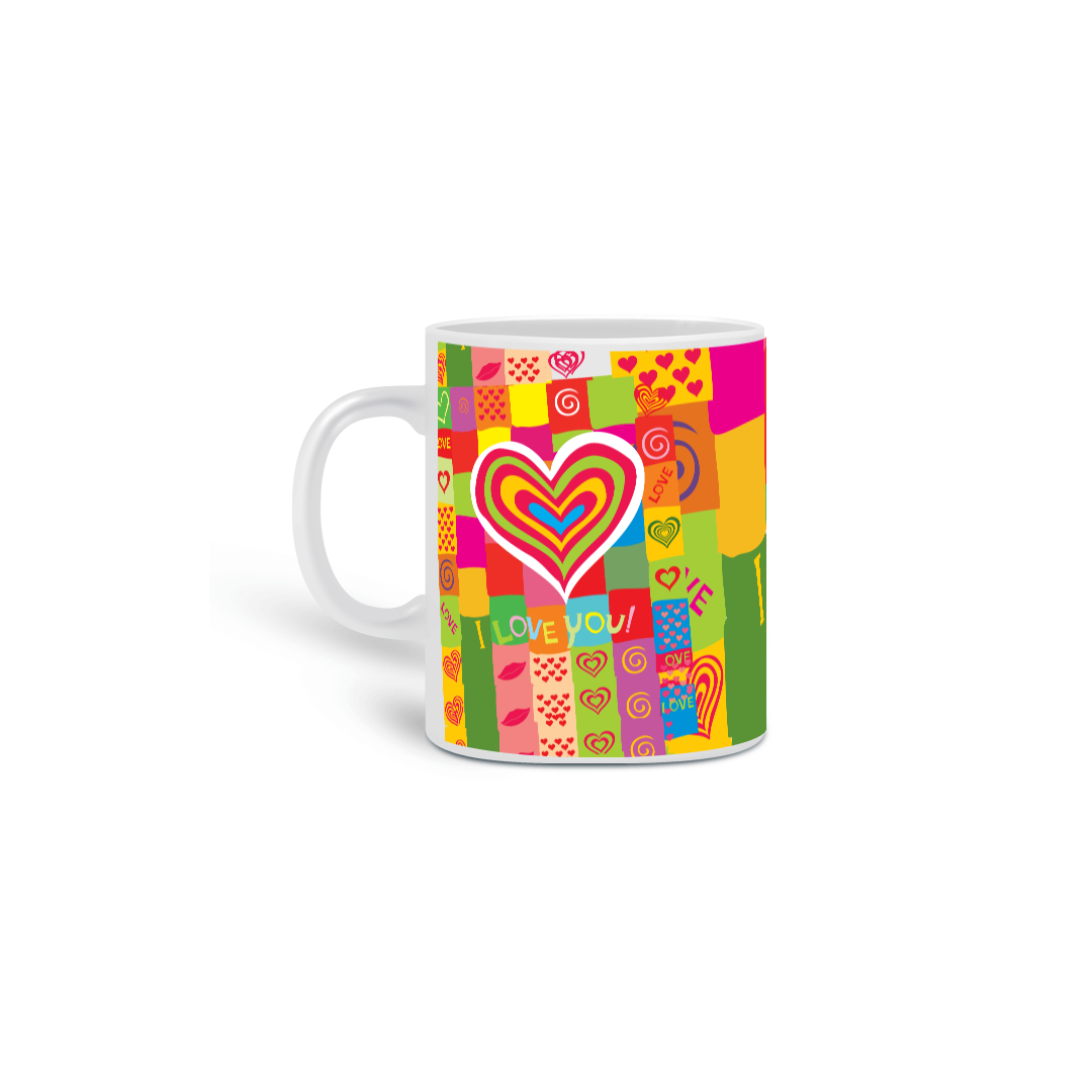 Caneca - namorados -i love you