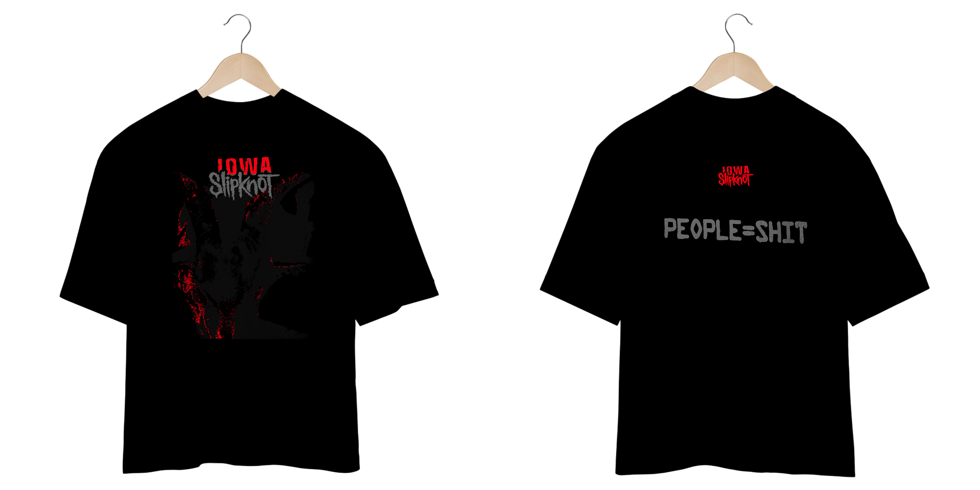 Camiseta Oversized Camiseta Oversized Slipknot Iowa Mind The Gap
