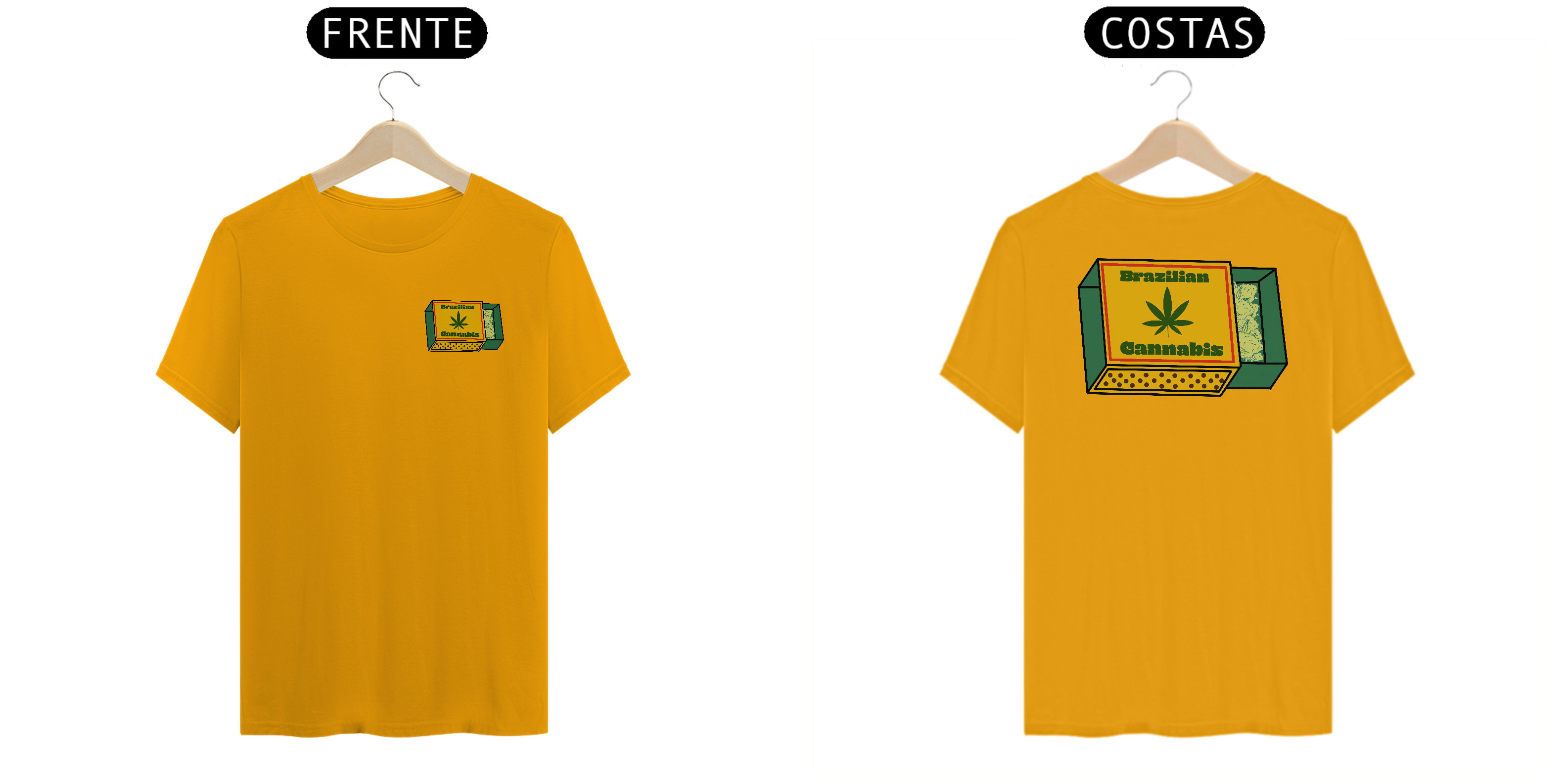 Camiseta Brazilian Cannabis Por Mulinga