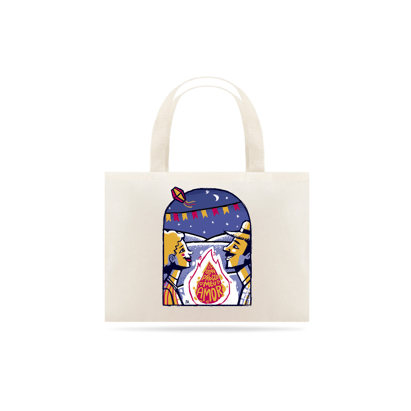 Eco Bag Bolsa - Olha Pro Céu Meu Amor  - Por Meiacor