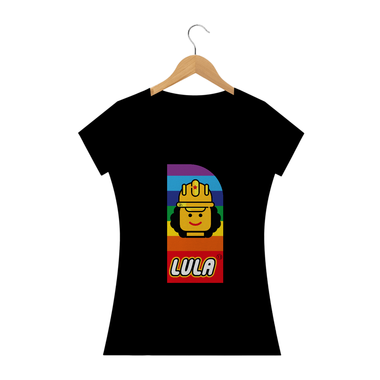 Baby Look | Lula Lego Pride | Siga a estrela
