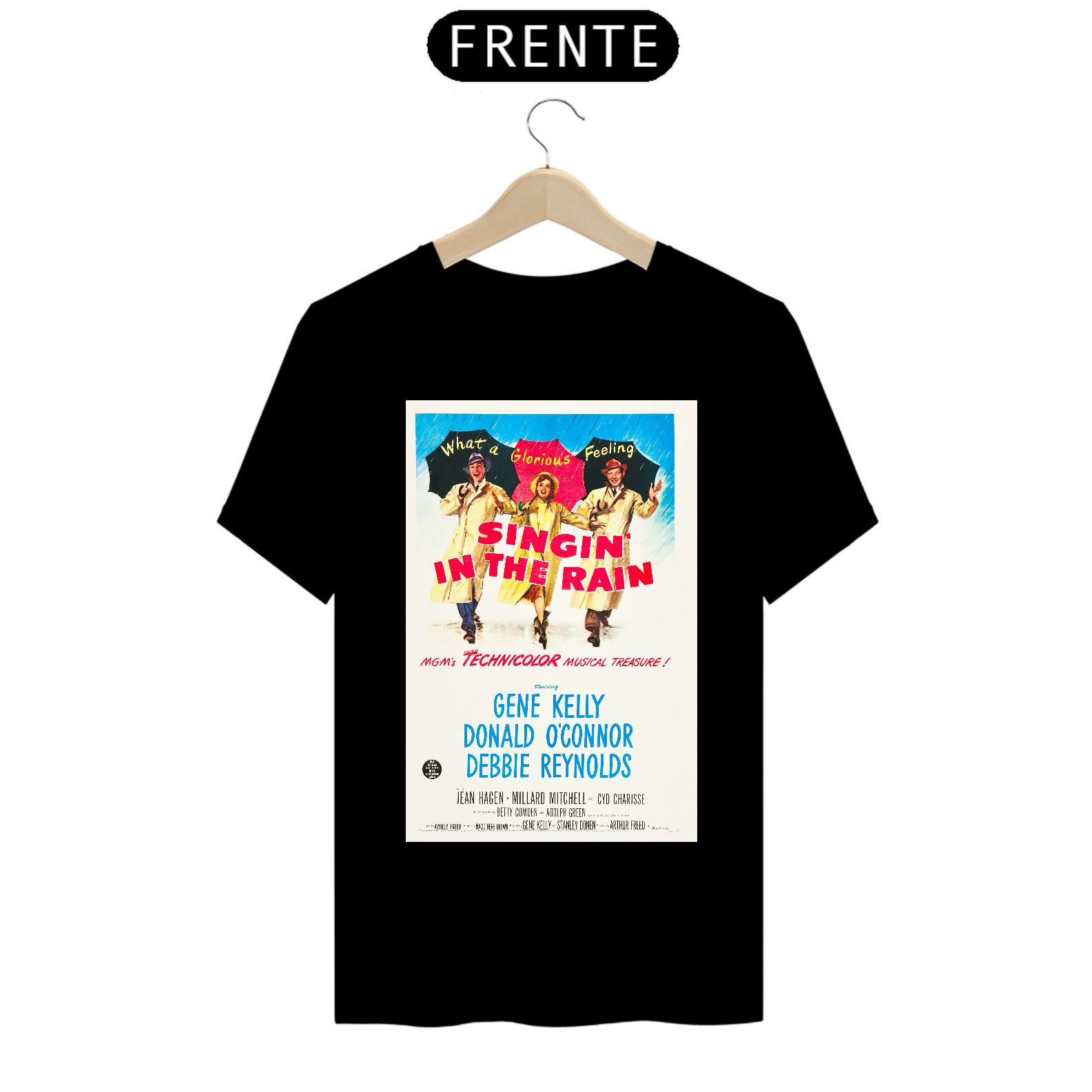Camiseta “Cantando na Chuva” Pôster