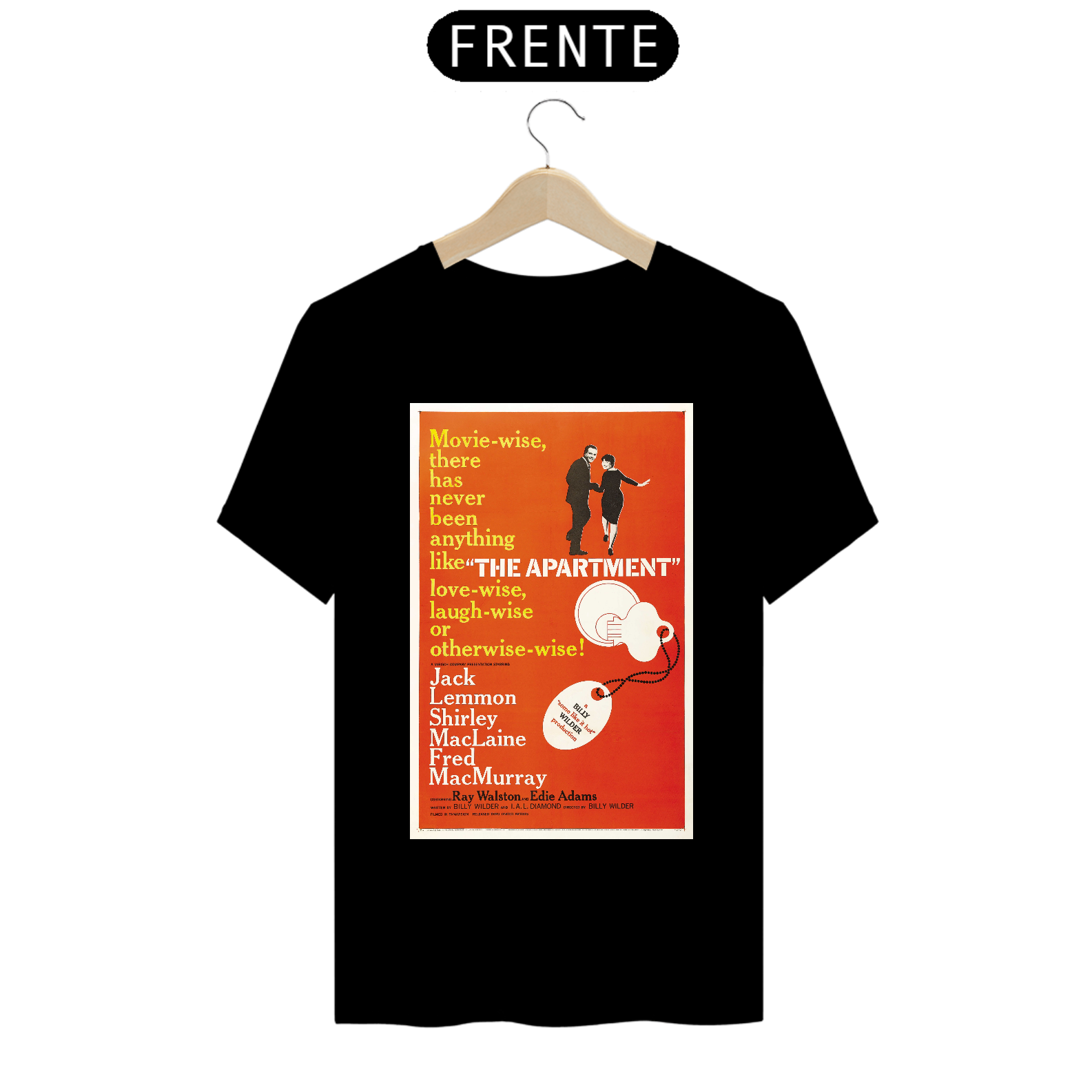 Camiseta “Se Meu Apartamento Falasse” Pôster