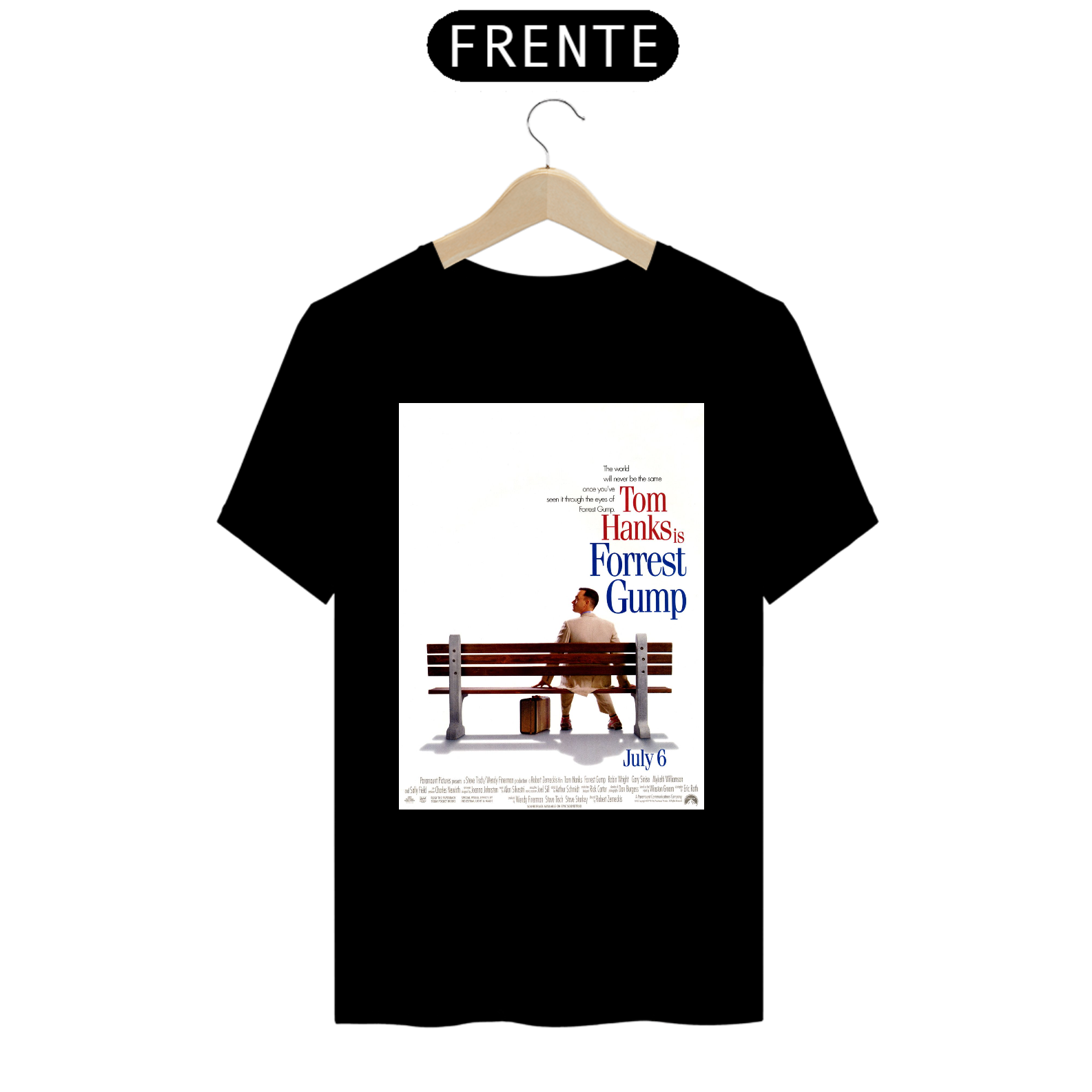 Camiseta “Forrest Gump” Pôster