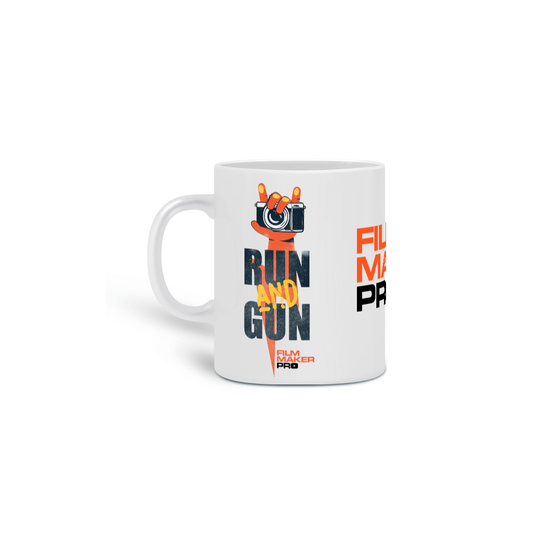 RUN AND GUN - Caneca