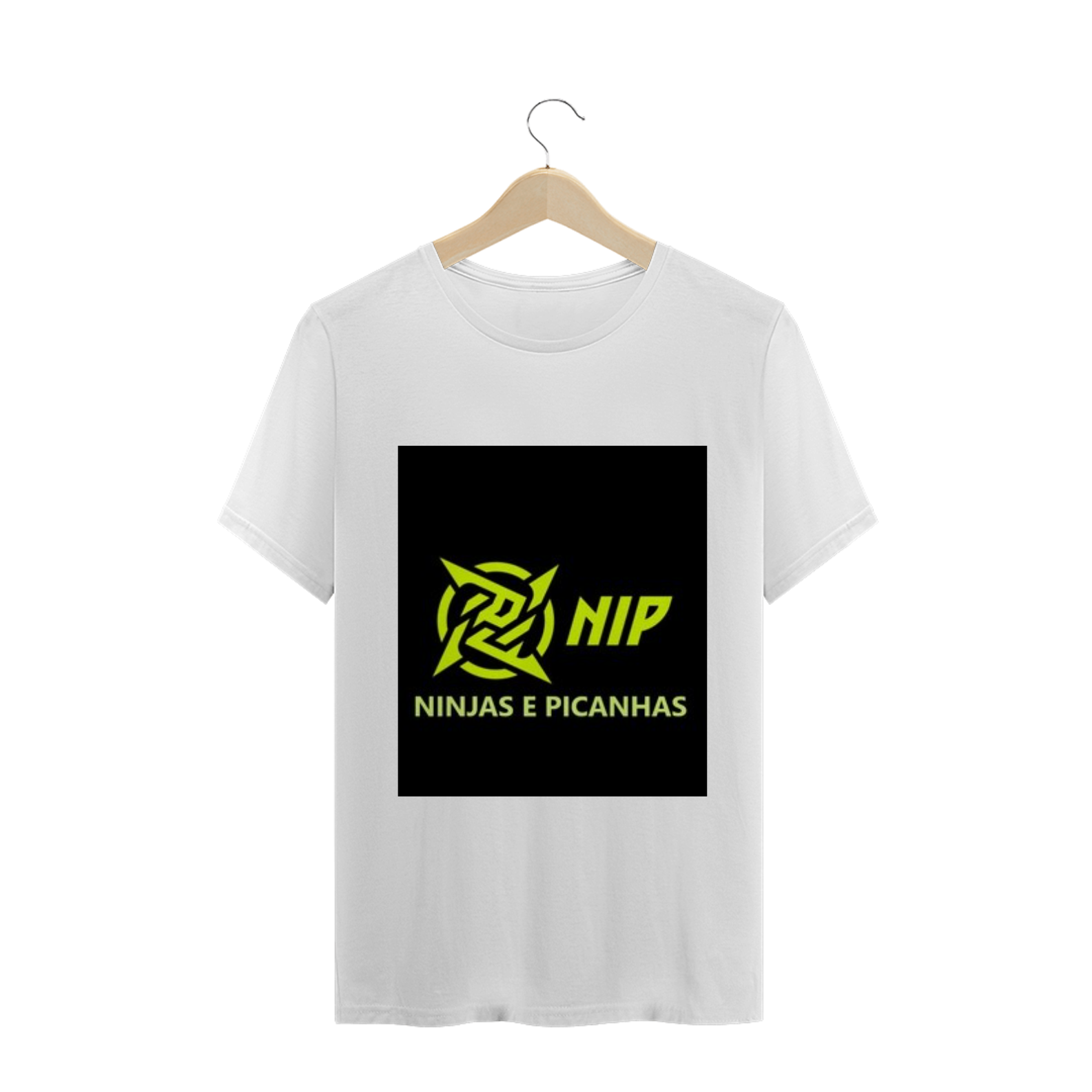 Nome do produto  Camiseta Ninjas e Picanhas