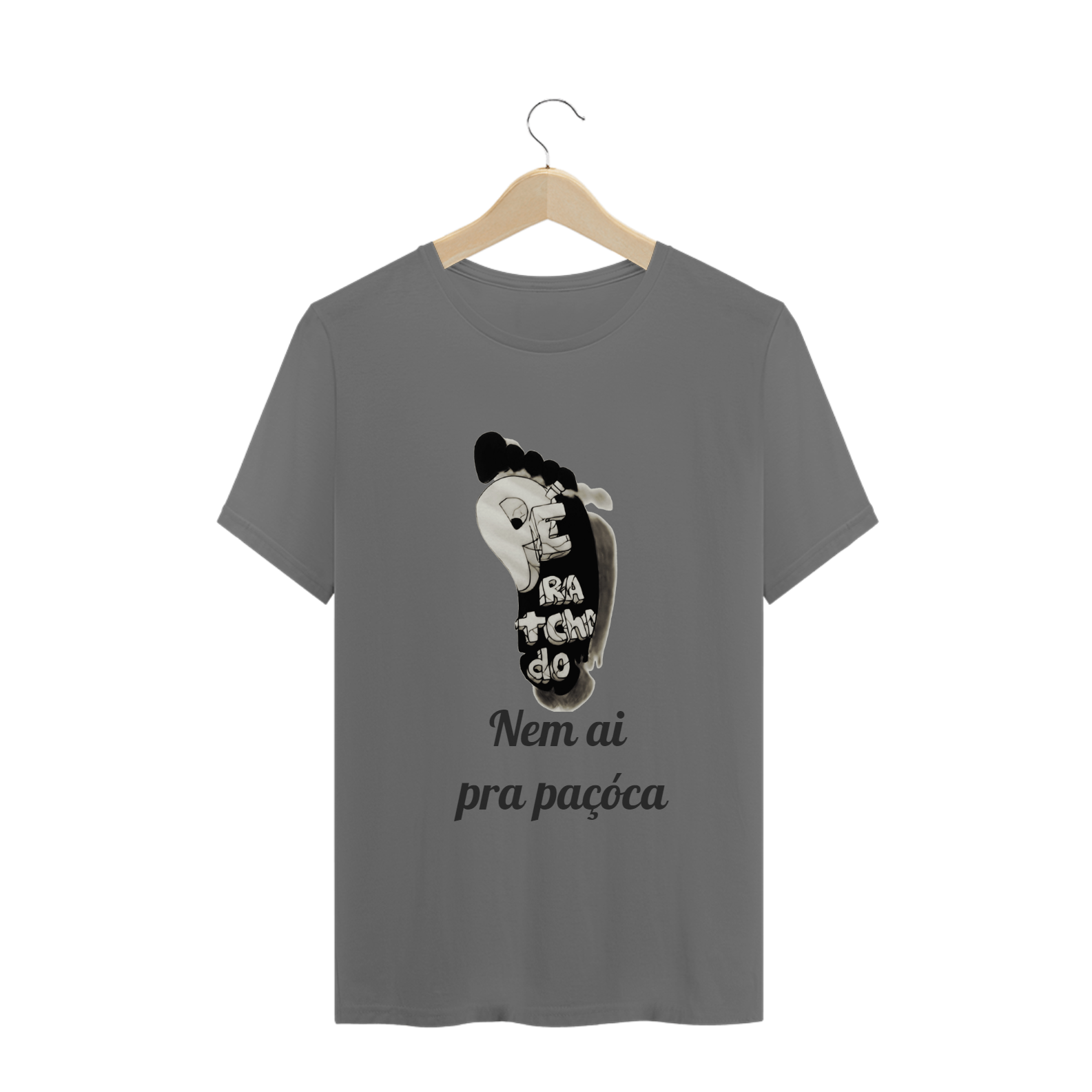 Nome do produto: Camiseta Nem ai pra Paçoca