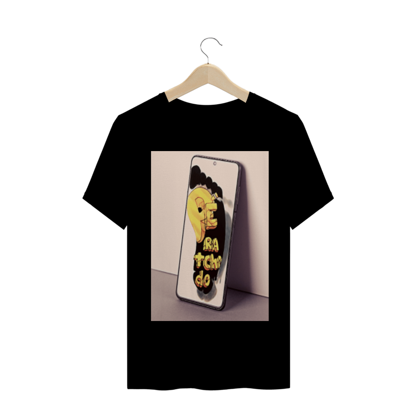 Nome do produto  Camiseta Pé Ratchado conectado