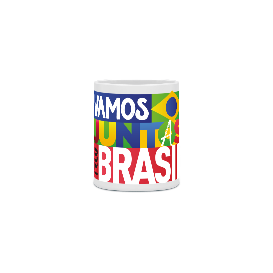 Caneca Vamos Juntos Pelo Brasil
