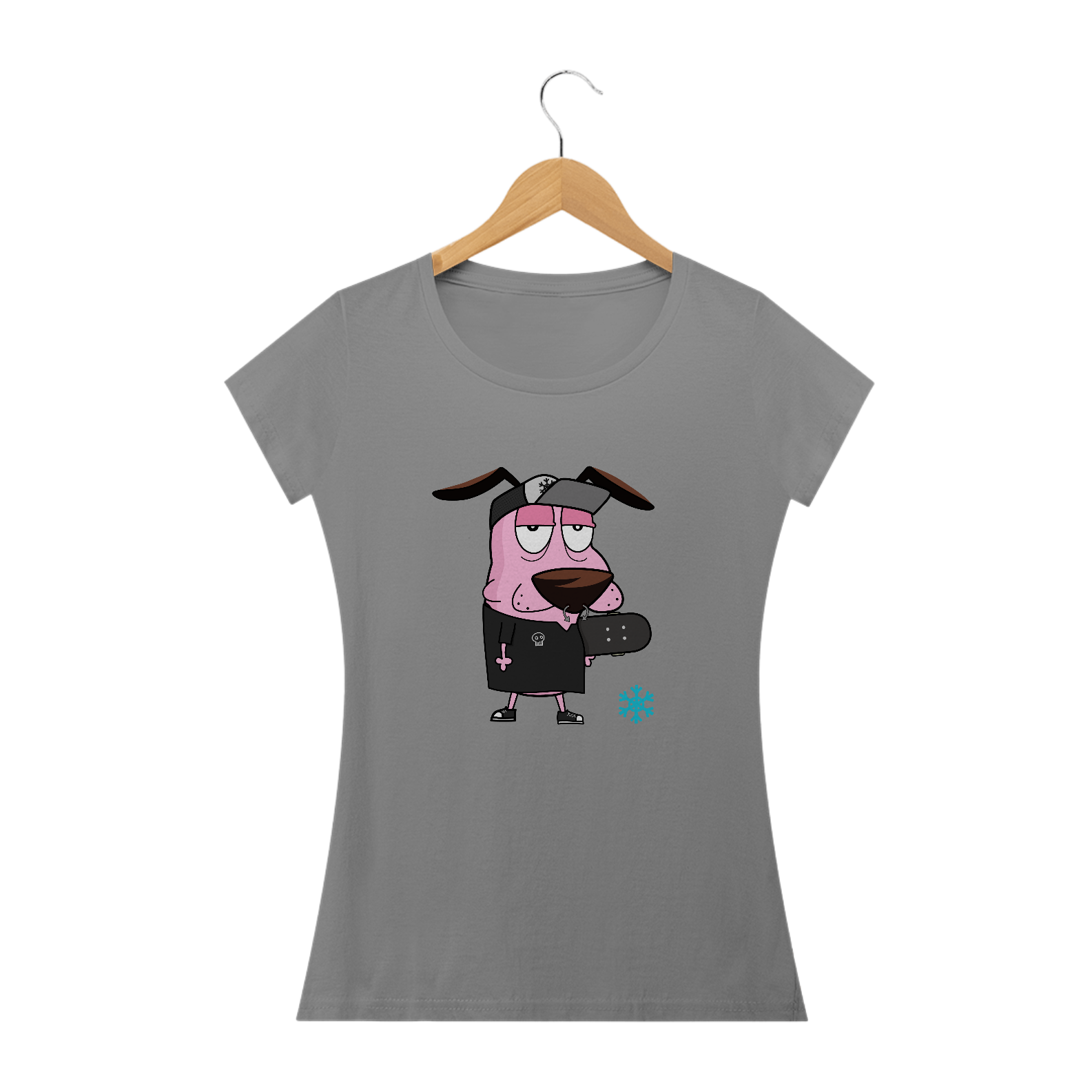 Coragem, o Cão Punk! - Baby Look