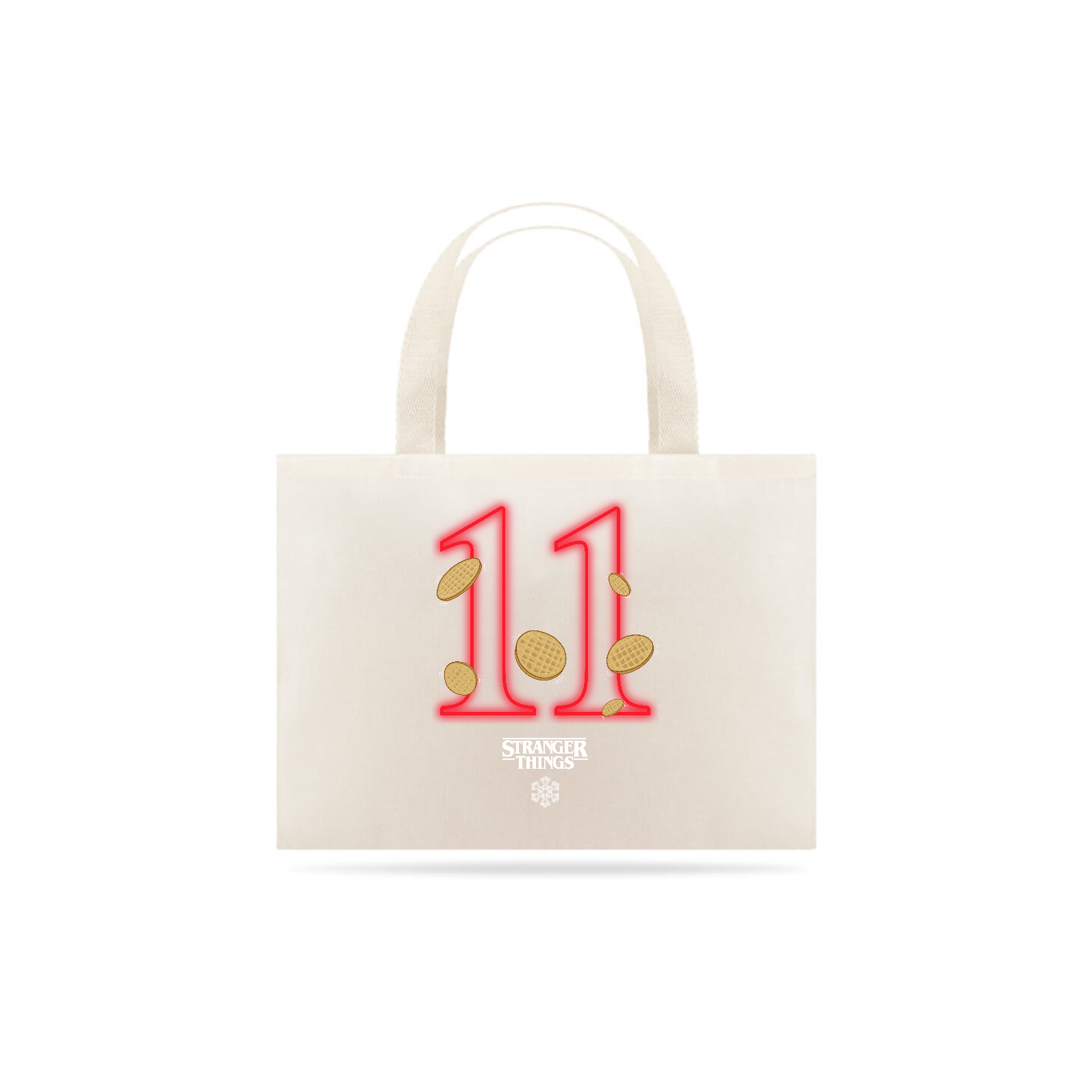 Waffles da Eleven (Stranger Things) - EcoBag