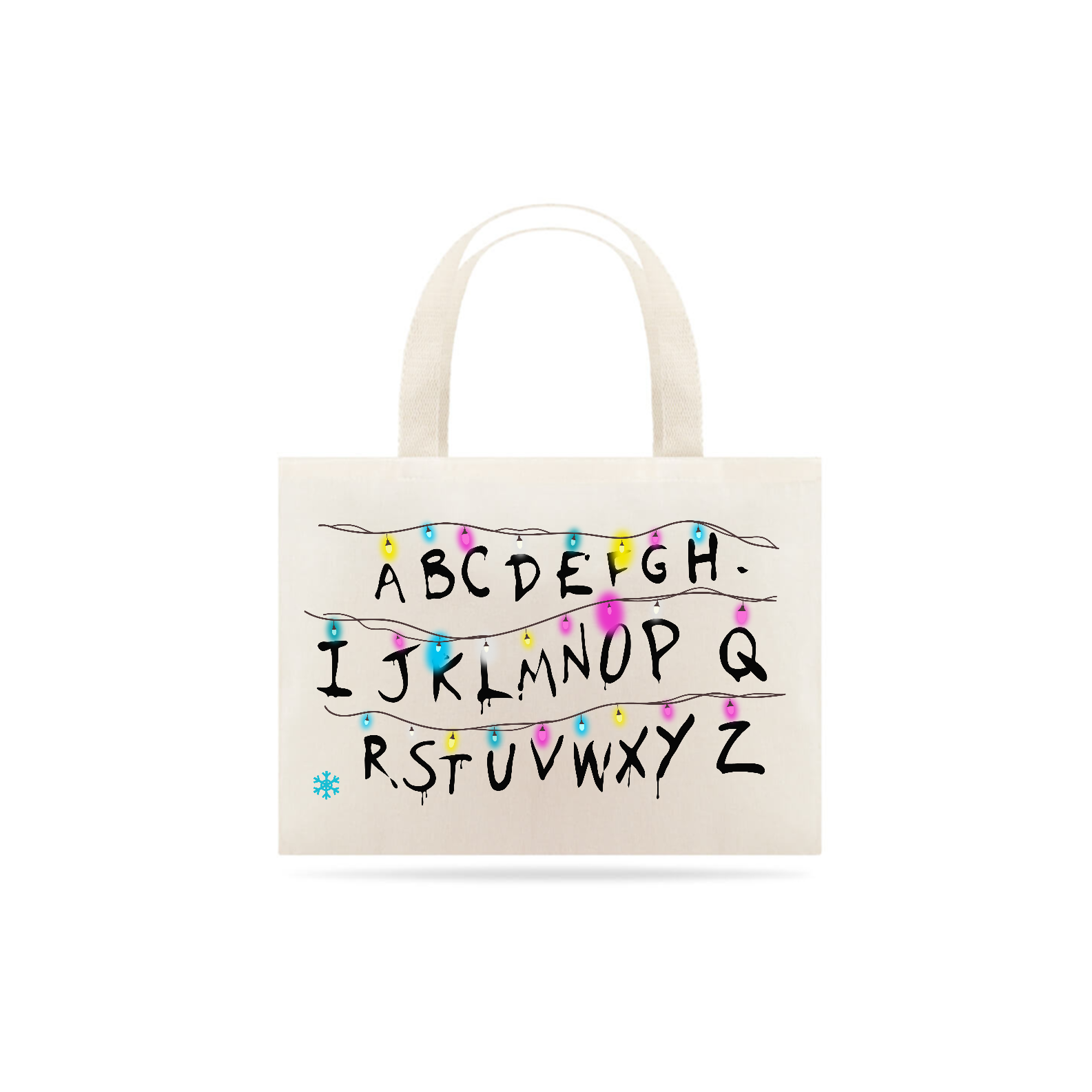 Letras Brilhantes (Stranger Things) - EcoBag
