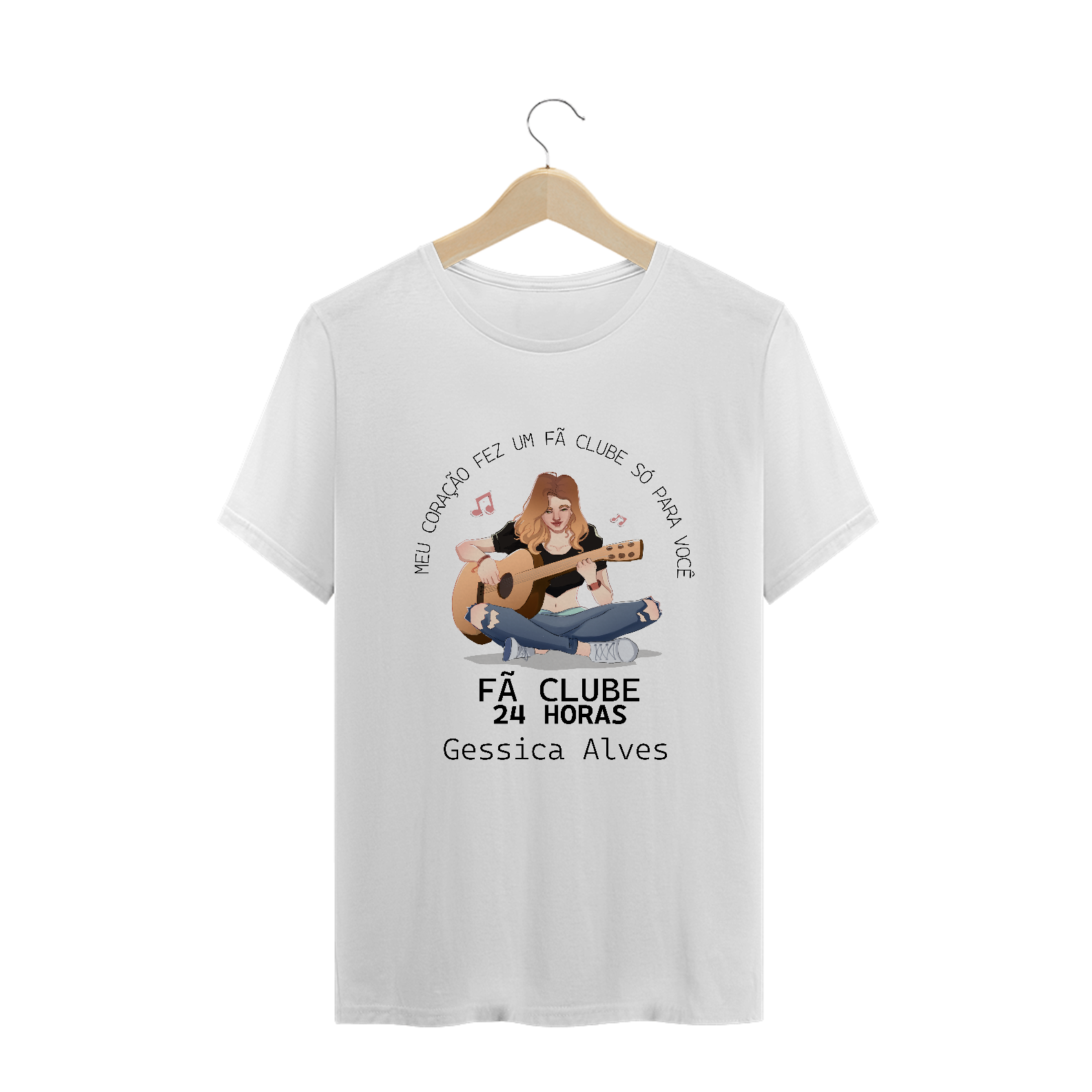 Fã CLUB 24 (Letras Pretas) - T-Shirt Classic