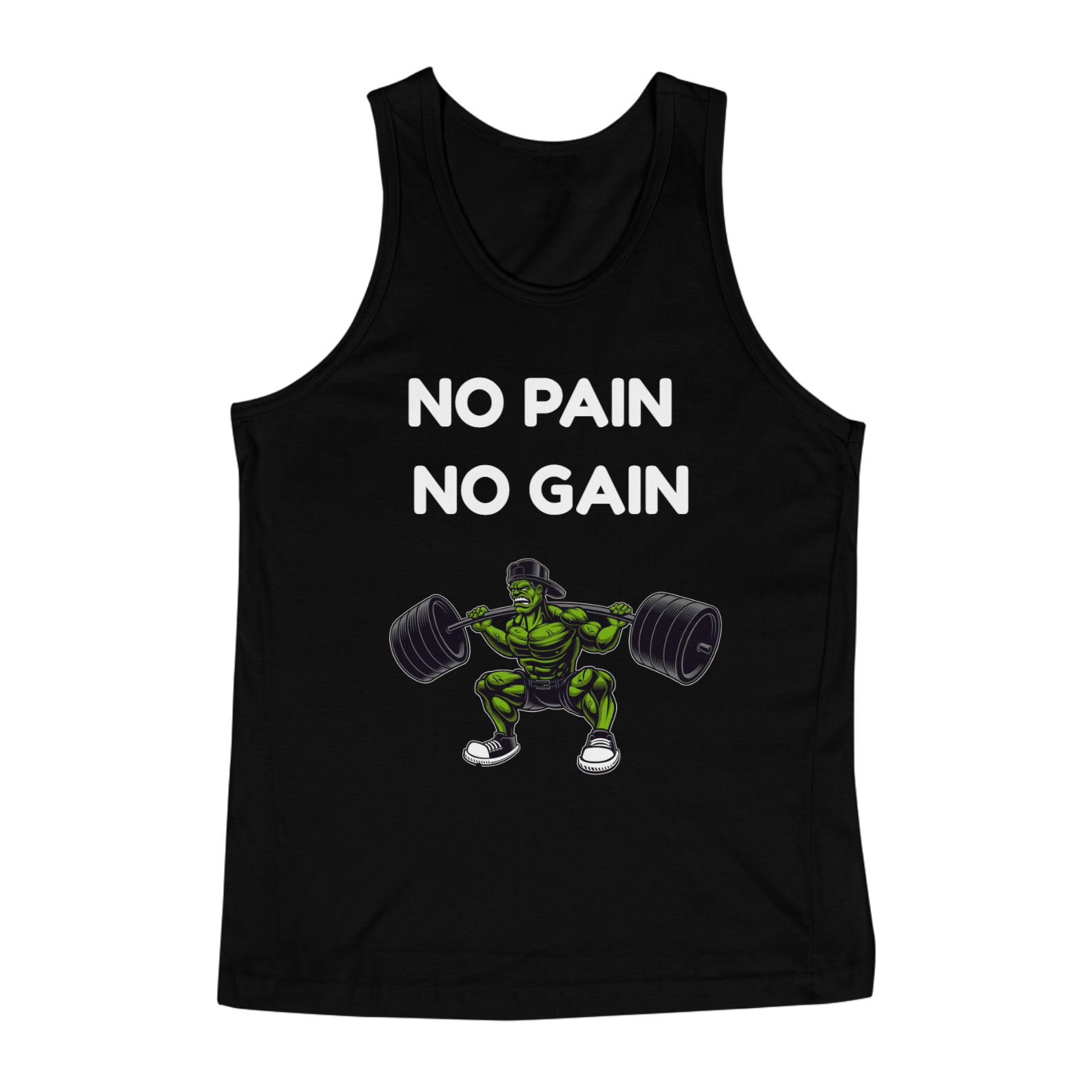 regata masculina Classic no pain no gain