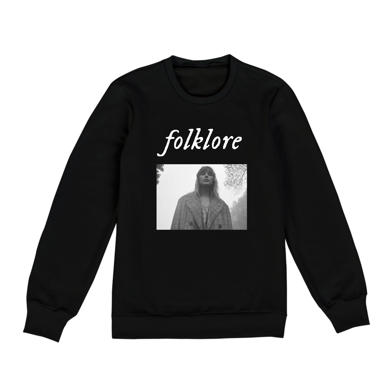 Nome do produto  Moletom Folklore c/ foto Taylor Swift