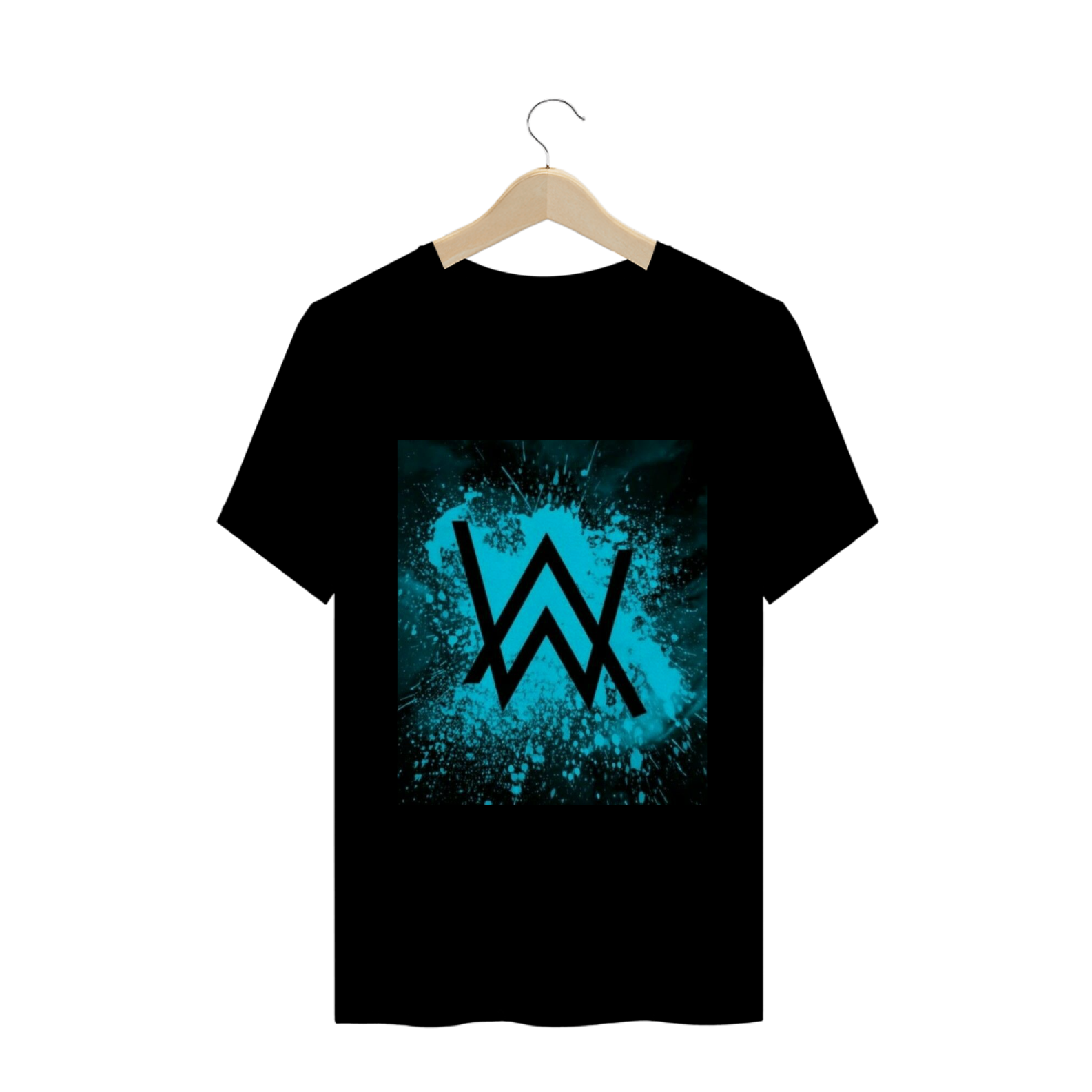 Nome do produto  Camiseta Alan Walker - Logo azul