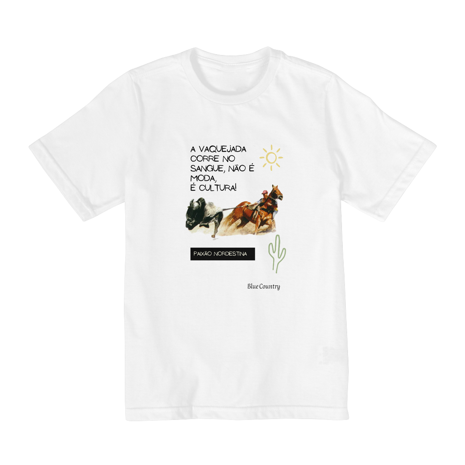 Camiseta infantil Vaquejada 1 FT