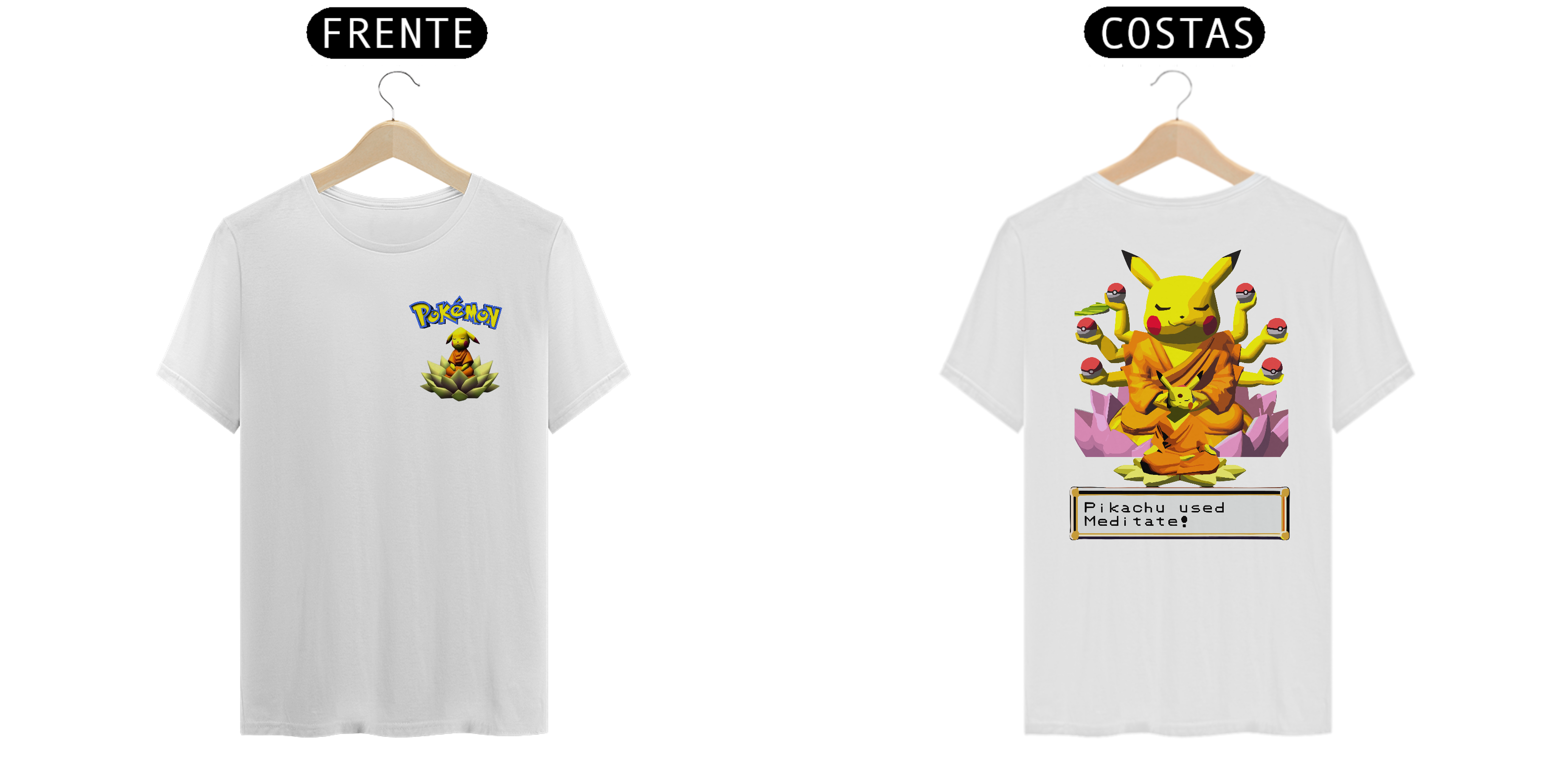 Nome do produto  Pokémon - Pikachu used Meditate