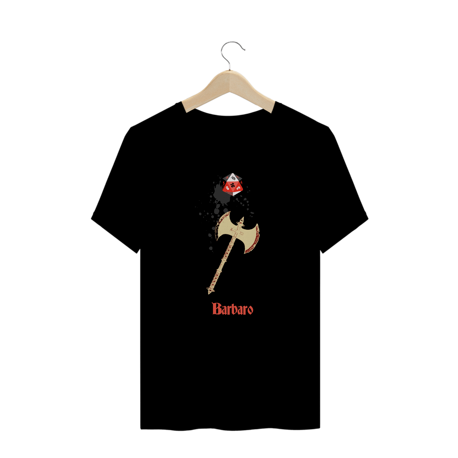 Camiseta RPG - Bárbaro