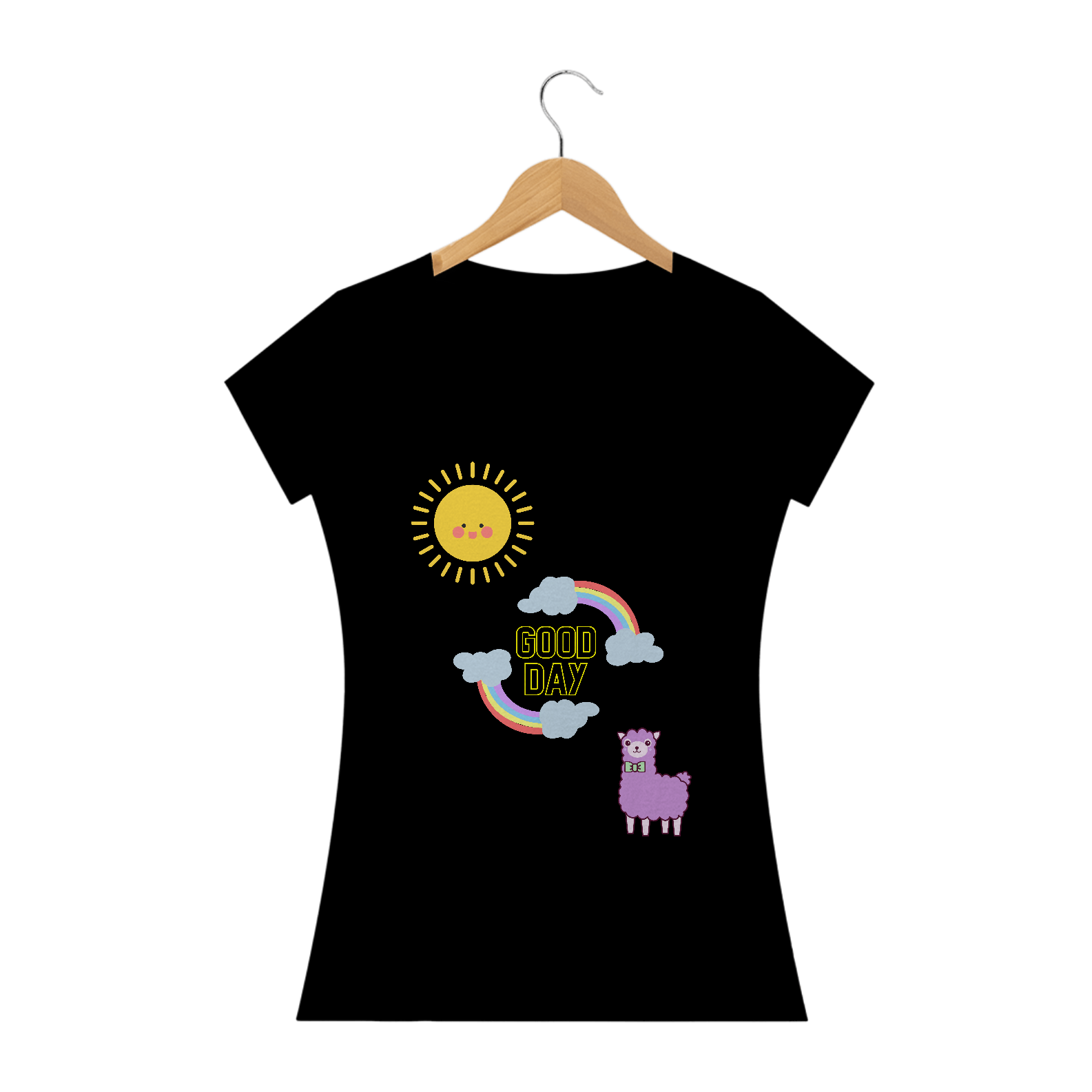 Camiseta Kawaii Bom Dia