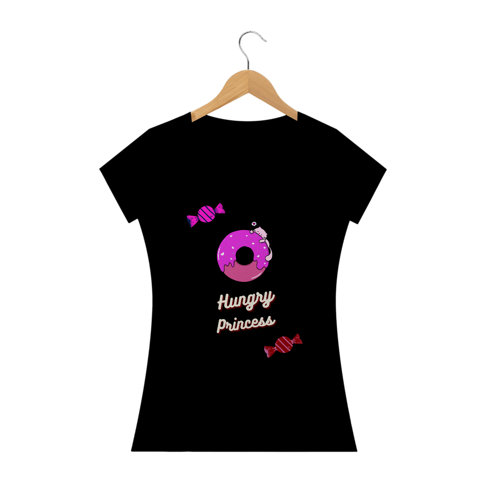 Nome do produto: Camiseta Kawaii Princesa Famita