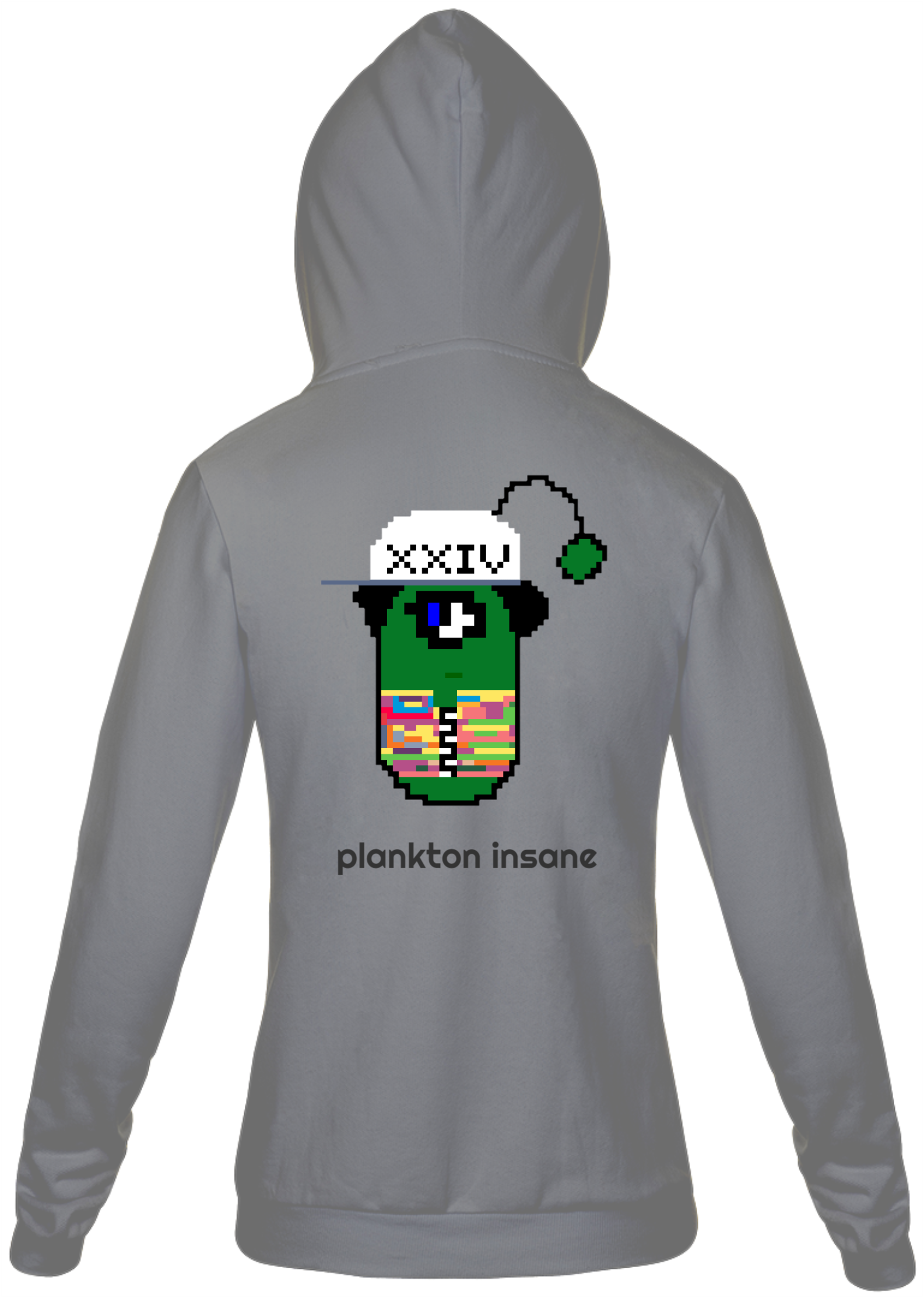 Nome do produto  Plankton Insane - Moletom Ziper Unissex