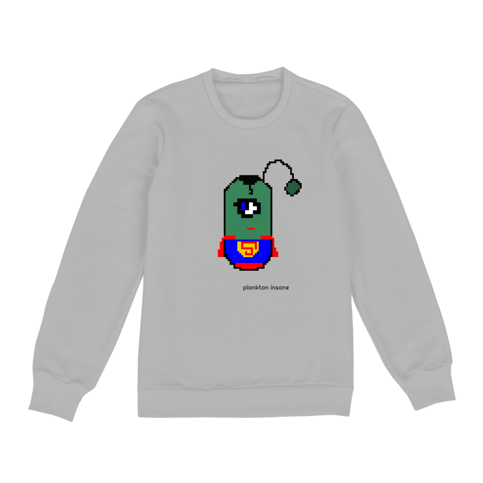 Nome do produto  Plankton Insane - Moletom Fechado Unissex