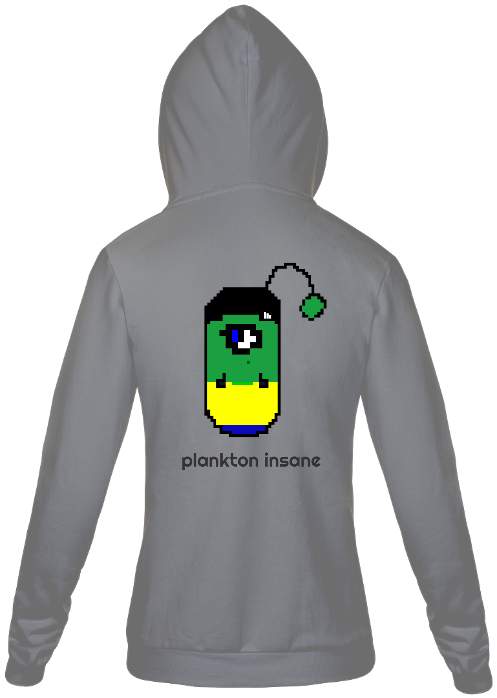 Nome do produto  Plankton Insane - Moletom Zíper Unissex