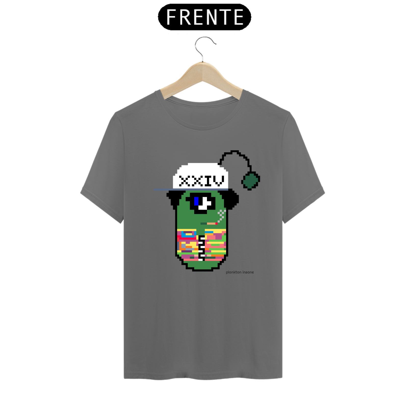 Nome do produto  Plankton Insane - T-shirt Estonada