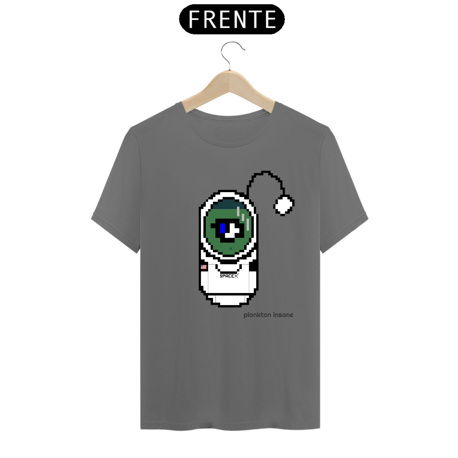 Nome do produto  Plankton Insane - T-shirt Estonada