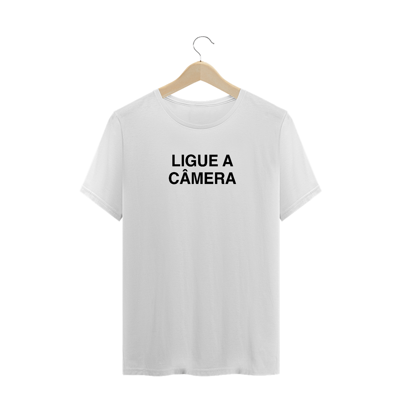 Camiseta simples - Ligue a câmera