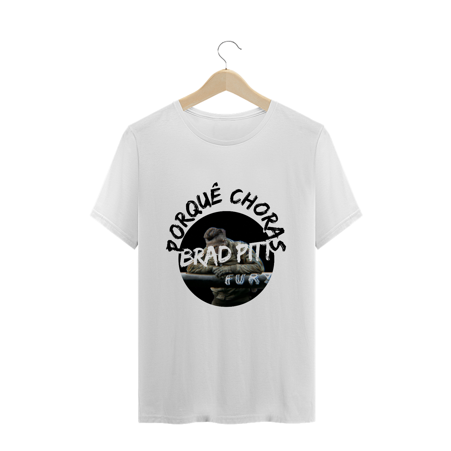 Nome do produto: Porquê Choras Brad Pitt Camiseta T-SHIRT Prime