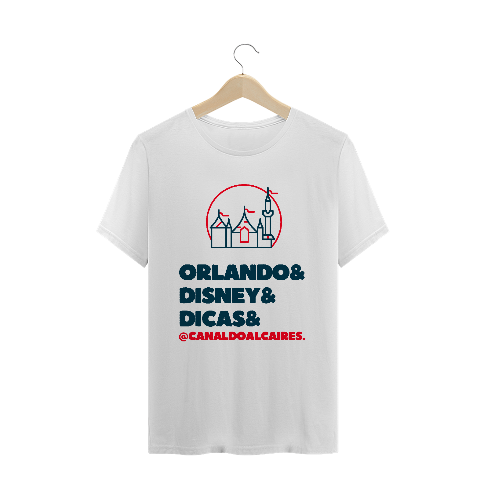 Camiseta Branca Orlando, Disney e Dicas