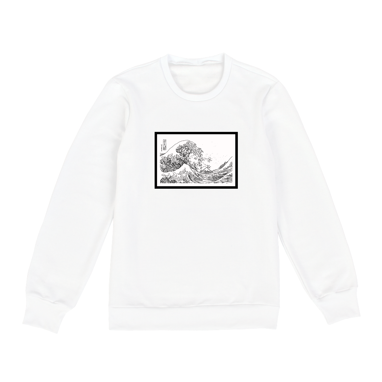 Moletom Fechado Unissex A Grande Onde de Kanagawa